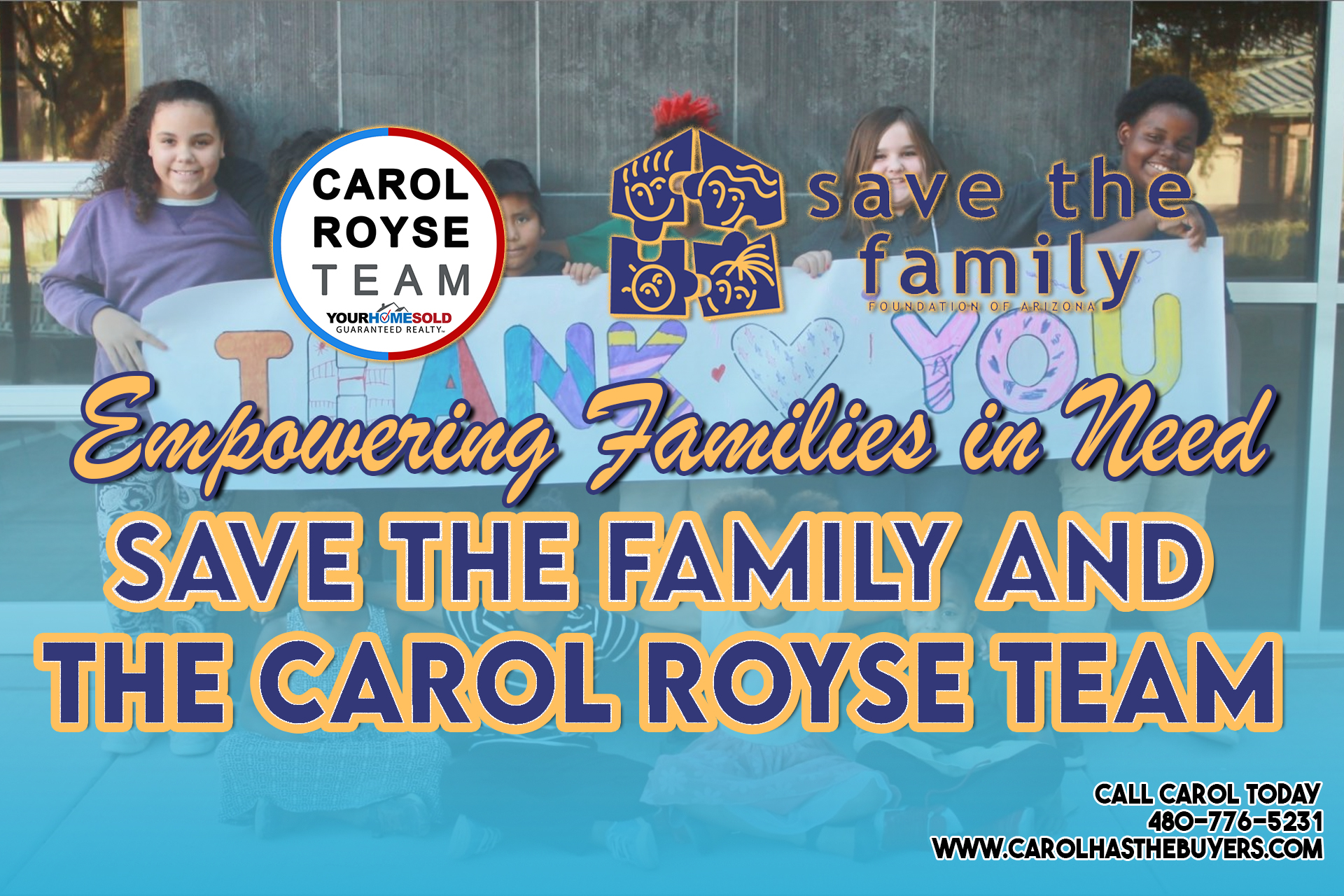 Empowering Families in Need: Save the Family and the Carol Royse Team