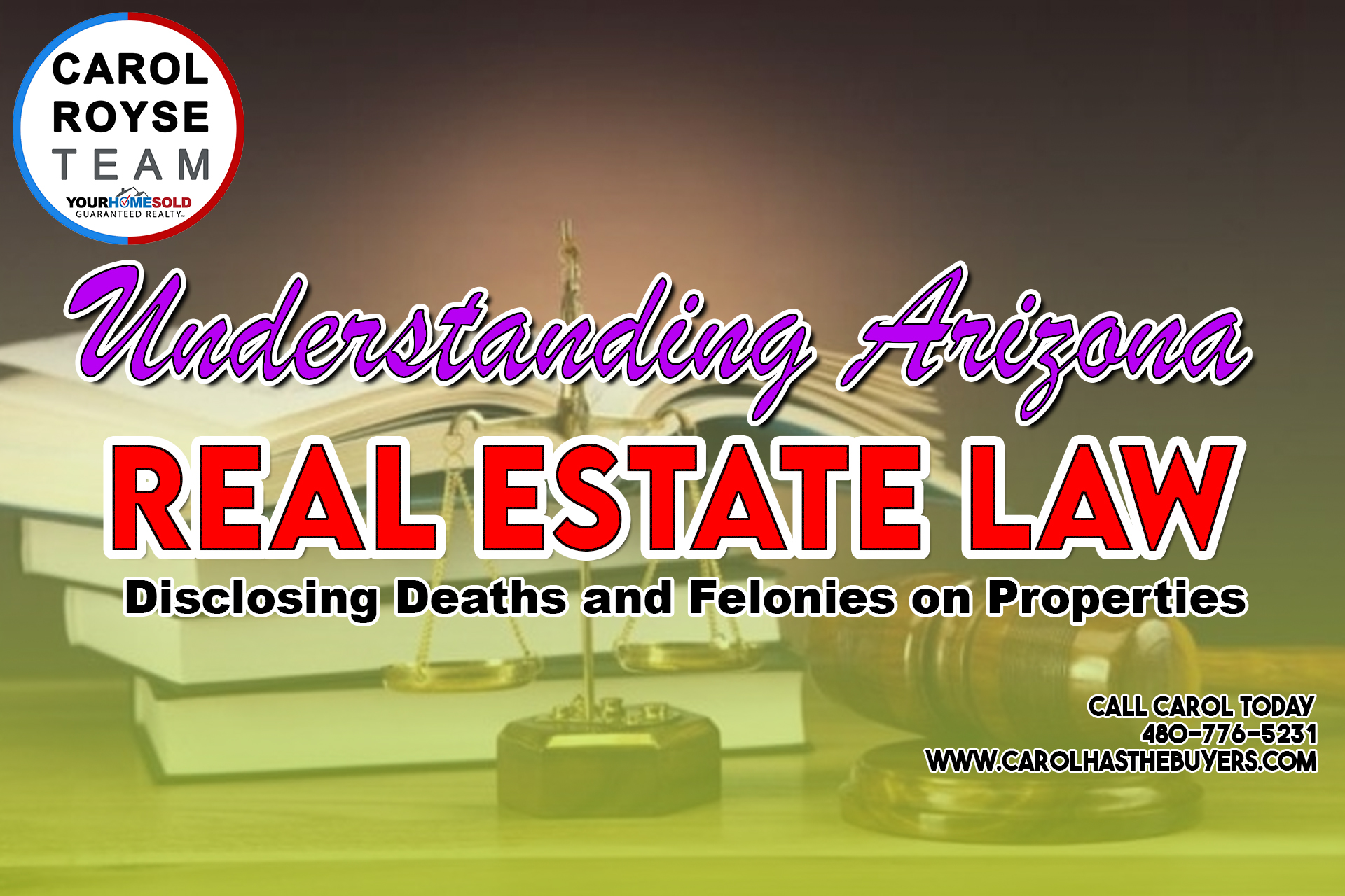 Understanding Arizona Real Estate Law: Disclosing Deaths and Felonies on Properties