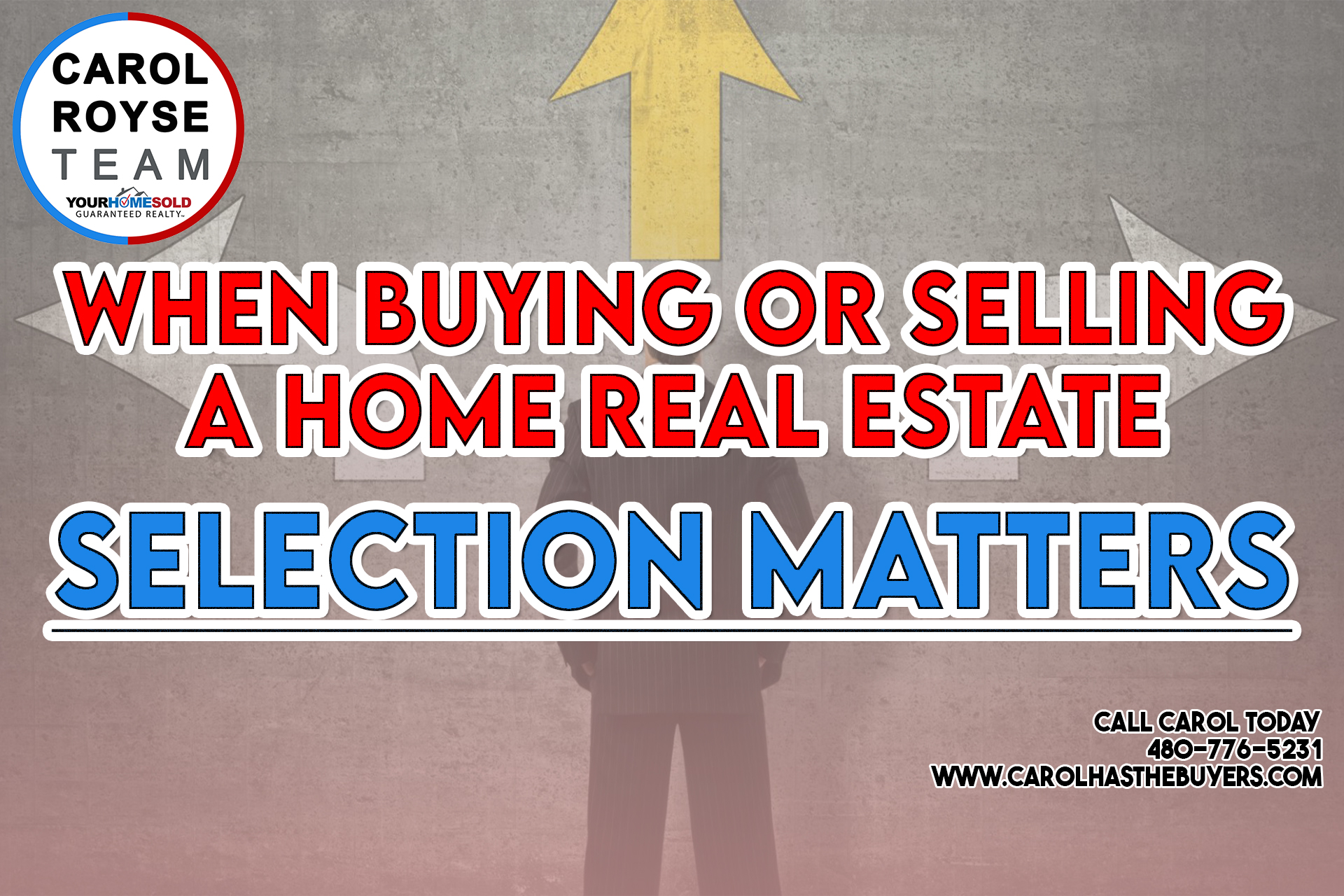 When Buying or Selling a Home Real Estate Selection Matters