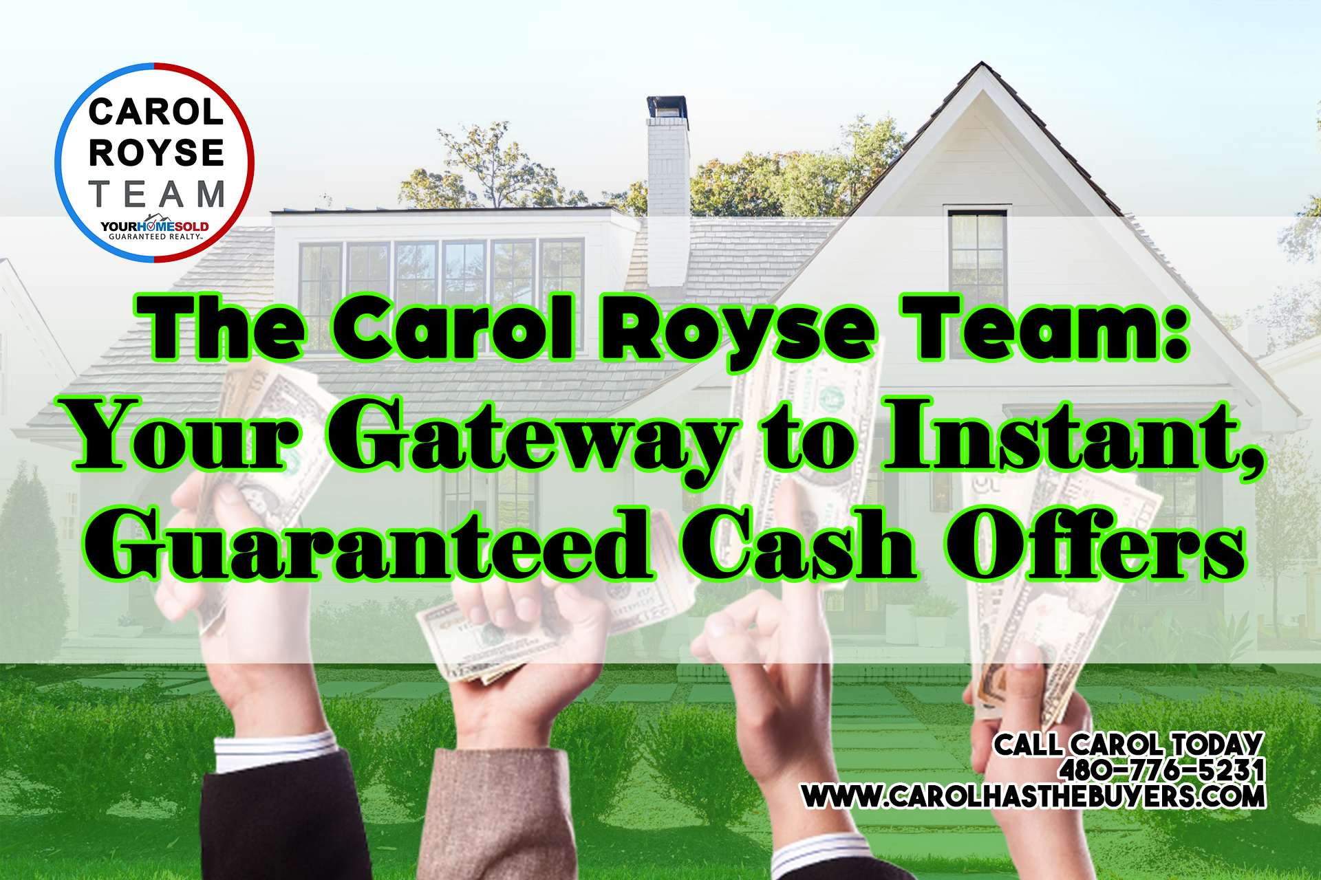 The Carol Royse Team: Your Gateway to Instant, Guaranteed Cash Offers