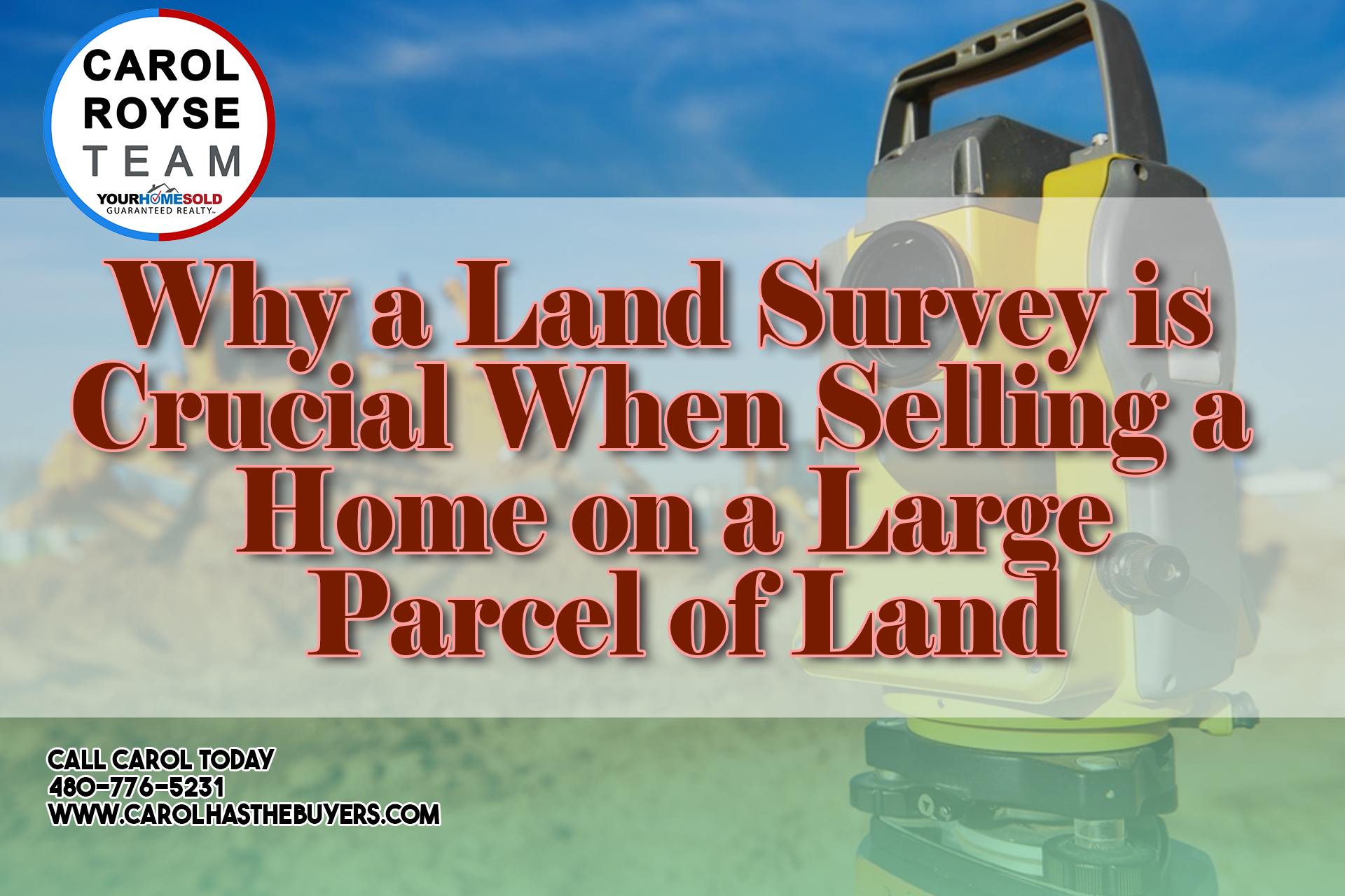 Why a Land Survey is Crucial When Selling a Home on a Large Parcel of Land