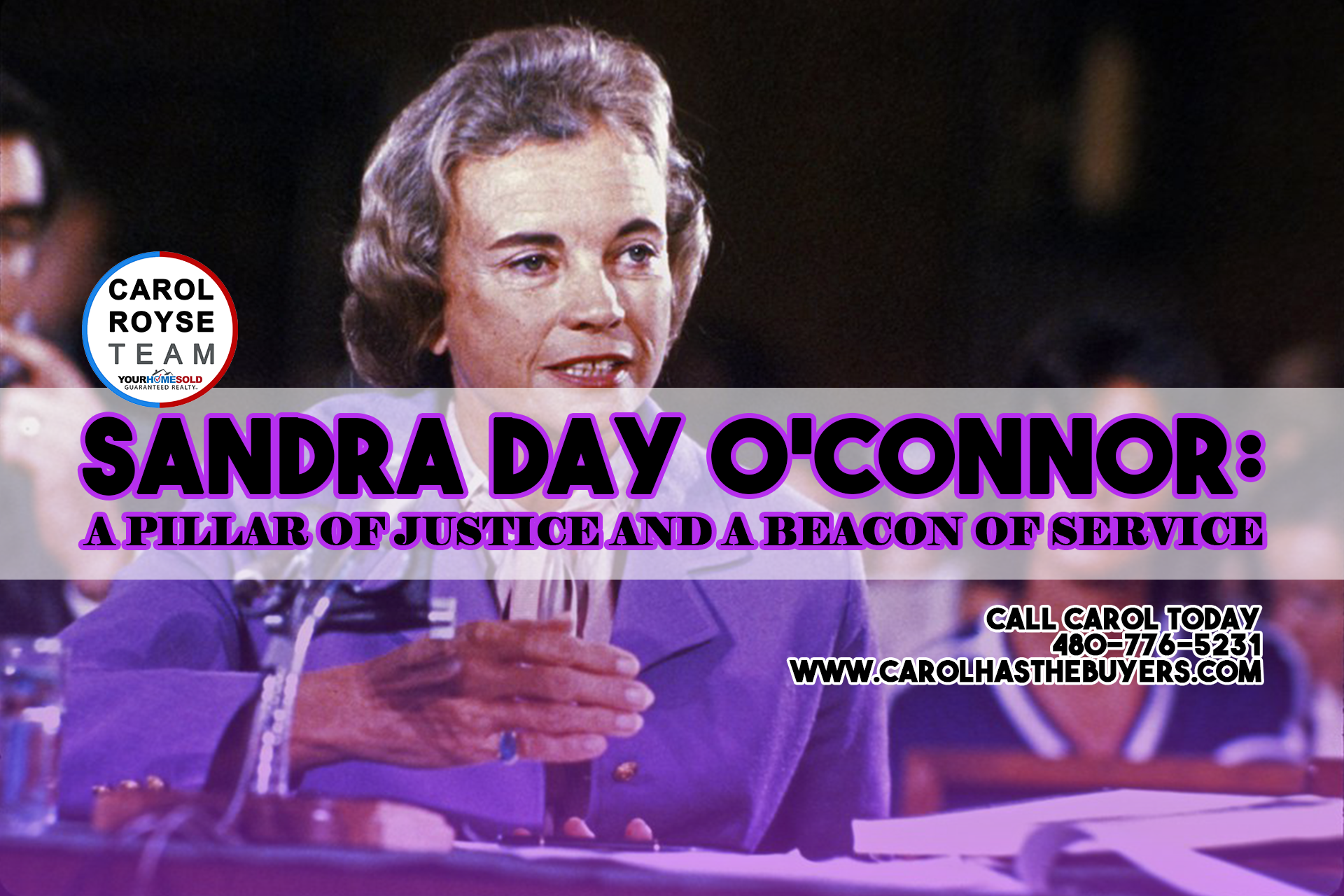 Sandra Day O’Connor: A Pillar of Justice and a Beacon of Service
