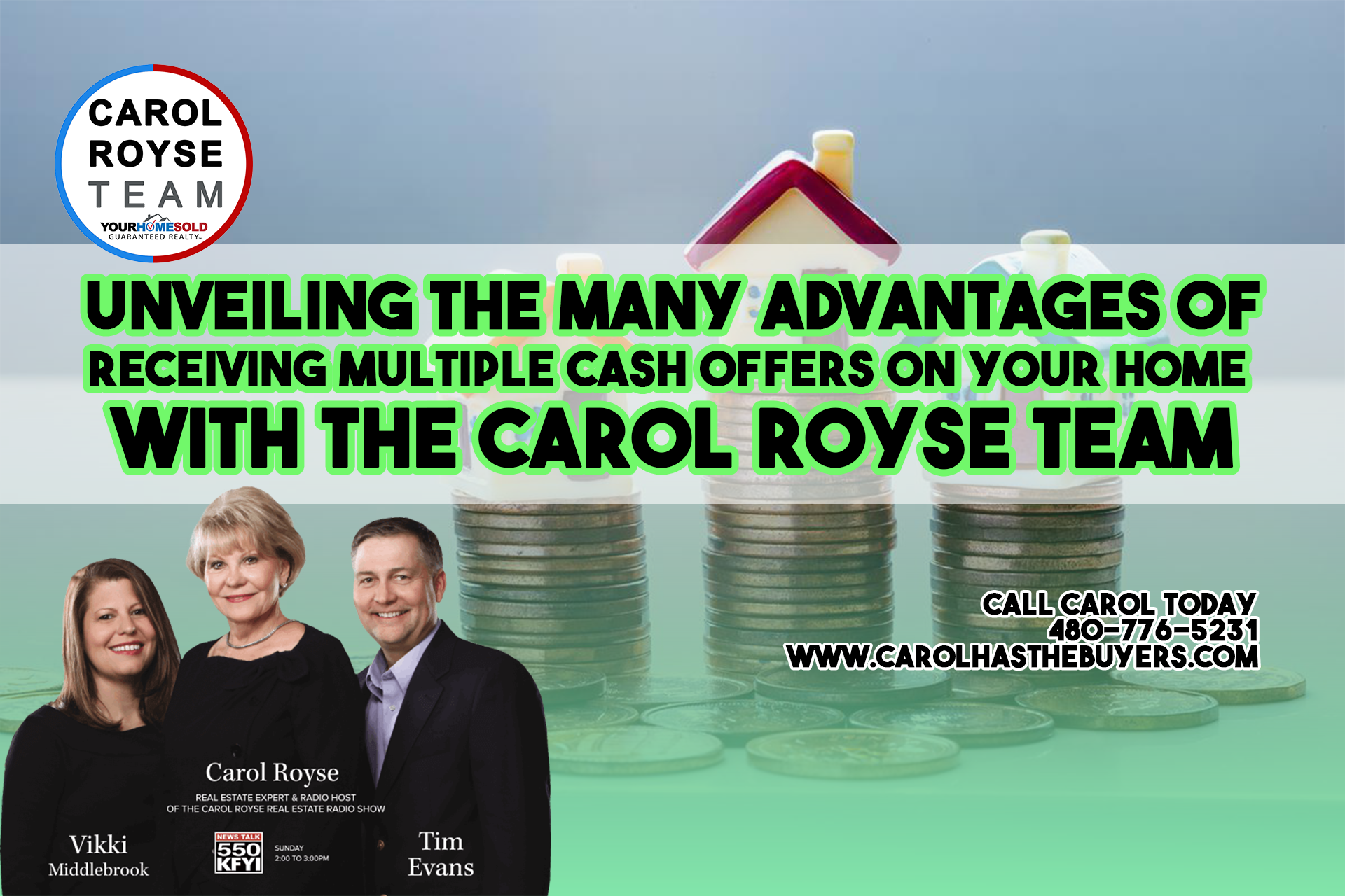 Unveiling the Many Advantages of Receiving Multiple Cash Offers on Your Home with The Carol Royse Team
