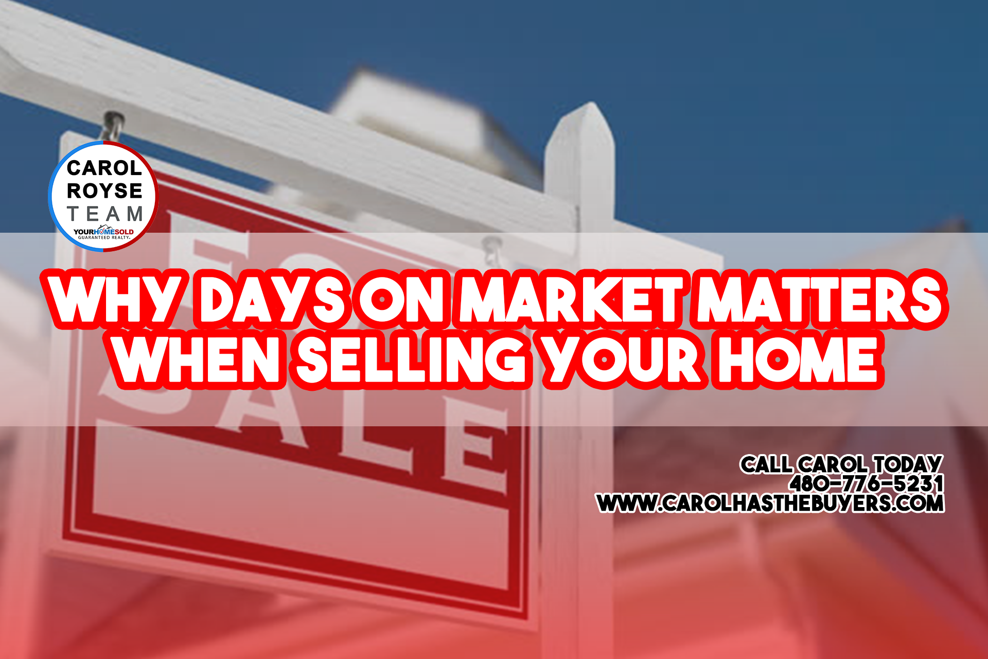 Why Days on Market Matters When Selling Your Home