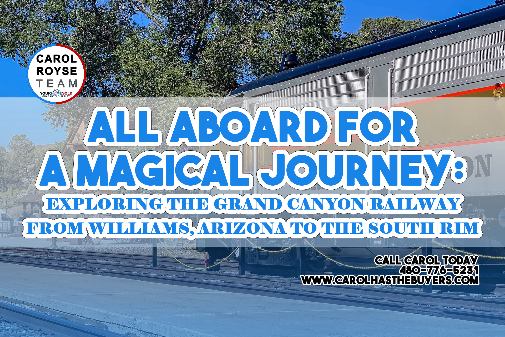 All Aboard for a Magical Journey: Exploring the Grand Canyon Railway from Williams, Arizona to the South Rim