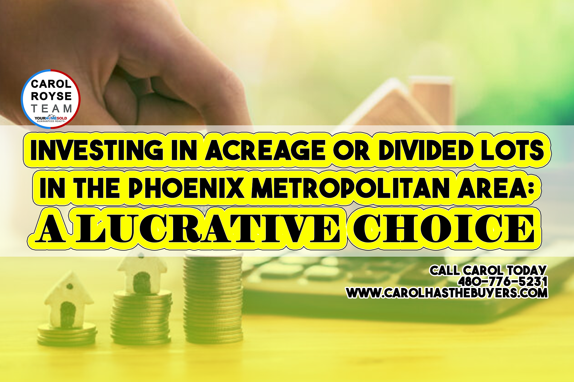 Investing in Acreage or Divided Lots in the Phoenix Metropolitan Area: A Lucrative Choice